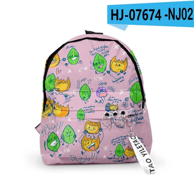 Battle for Dream Island Merch Backpack Schoolbag Travel Bag Harajuku Rucksack