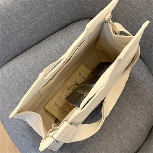 Women's Canvas Crossbody Bag Large Shoulder Tote Handbag