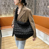 Autumn Winter Padded Quilted Bag Female Messenger Bag