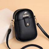 Ladies Cheap Handbags Leather Mobile Phone Bag Women's Shoulder Bags