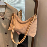 Large Capacity Vintage Shoulder Bag for Winter