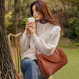 Vintage Women Lady Shoulder Bag Crossbody Handbag Tote Purse Briefcase