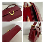 Retro Red Women's Shoulder Bag Small Square Clutch Purse