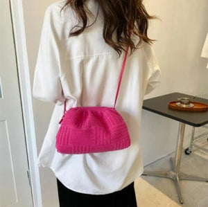 Women Portable Bucket Bag Chain Shoulder Bag Messenger Bag