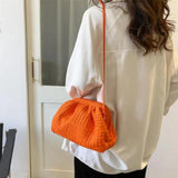 Women Portable Bucket Bag Chain Shoulder Bag Messenger Bag