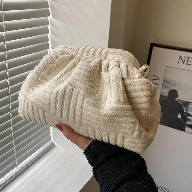 Women Portable Bucket Bag Chain Shoulder Bag Messenger Bag