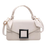 Women's Crocodile Pattern Shoulder Bag Clutch Purse Knot Handle