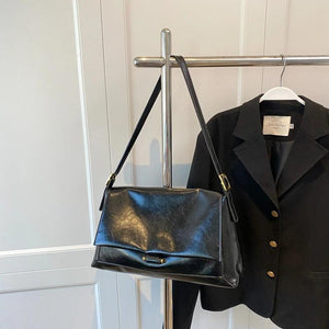 Mature Women Leather Shoulder Crossbody Bag Handbag Messenger Purse Totes