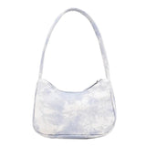 Summer Small Shoulder Bags For Women Canvas Denim Clutch Purse French