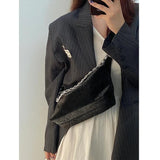 Hot Girls Chain Underarm Bag Soft PU Leather Women's Purse Handbags