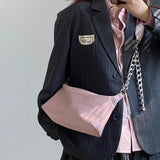 Hot Girls Chain Underarm Bag Soft PU Leather Women's Purse Handbags