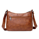 Women Soft PU Leather Shoulder Bag Classic Messenger Large Crossbody Handbag