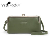 Small Mini Handle Lady Shoulder Messenger Bag Green