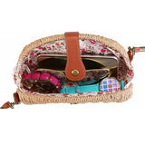 2021 Straw Shoulder Bag Women's Woven Rattan Bohemia Beach Lady Travel Handbag