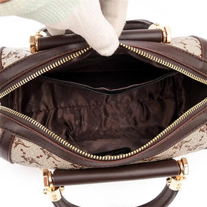 Women Leather Handbag Crossbody Shoulder Tote Boston Bag