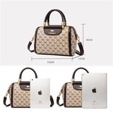 Women Leather Handbag Crossbody Shoulder Tote Boston Bag