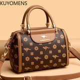 Women Leather Handbag Crossbody Shoulder Tote Boston Bag