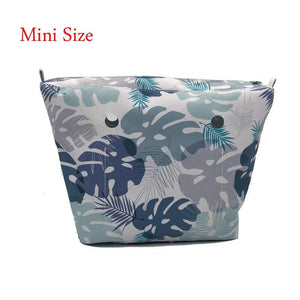 Colorful Floral Border Lining Print Inner Pocket For O bag I