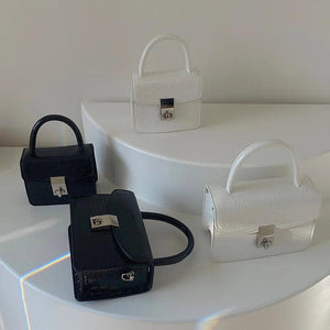 Crocodile Pattern Shoulder Bag Retro Ladies Chain Crossbody Clutch