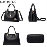 3 Layers Women Handbag Purse High Shoulder Crossbody Bag Top-handle Tote