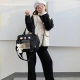 Women's Book Handbags Japanese Crossbody Messenger Bags Large Capacity