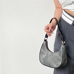 Women's Half Moon Hobos Shoulder Bag Clutch Purse Handbag