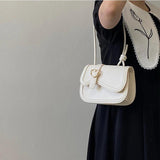 Women's Love Shoulder Messenger Bag Solid Ladies Saddle Bags Girly Small Tote