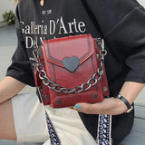 Wild Texture Messenger Bag with Wide Shoulder Strap