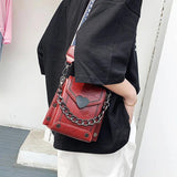 Wild Texture Messenger Bag with Wide Shoulder Strap