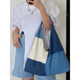Canvas Women's Denim Shoulder Bag Large Casual Tote Bags