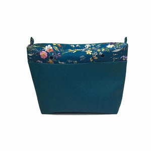 Colorful Flower Zipper Pocket Insert for Big Size O&O Bag