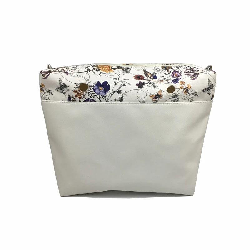 Colorful Flower Zipper Pocket Insert for Big Size O&O Bag