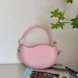 Women Small Shoulder Bag PU Leather Ladies Round Crossbody Bags