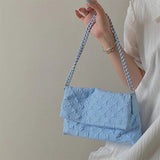 Acrylic Chain Women's Shoulder Bag Ladies Purse Handbags