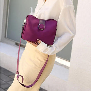 Vintage Shoulder Bag Women Wild Crossbody Bag Messenger Bag Nylon Waterproof