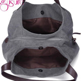 Vintage Canvas Travel Shoulder Totes Bag for Women