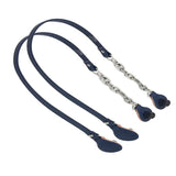 Silver Aluminum Superfiber Handle for O Bag Handbag