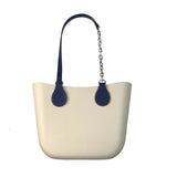 Silver Aluminum Superfiber Handle for O Bag Handbag