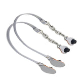 Silver Aluminum Superfiber Handle for O Bag Handbag