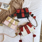 Candy Sweet Girls Messenger Handbag Bow Mini Bag Women Party Purse