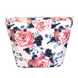 Floral Border Waterproof Inner Lining Insert For Classic Mini O Bag