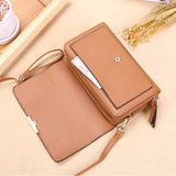 Women Large Capacity PU Leather Handbags Shoulder Bags