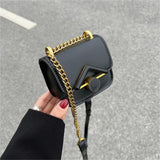 Crossbody Small Square Bag Girl Hand Bill of Lading Shoulder