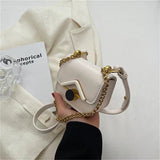 Crossbody Small Square Bag Girl Hand Bill of Lading Shoulder