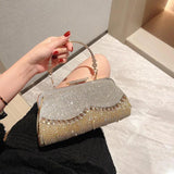Women's Diamond-Studded Tassel Evening Bag