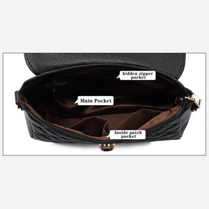 Vintage Small Square Bag PU Leather Shoulder Crossbody Handbag