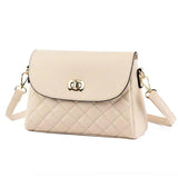 Vintage Small Square Bag PU Leather Shoulder Crossbody Handbag