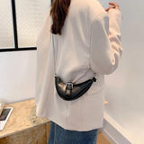 Vintage Moon Mini Bag Leather Women Handbag