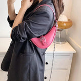 Vintage Moon Mini Bag Leather Women Handbag