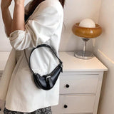 Vintage Moon Mini Bag Leather Women Handbag